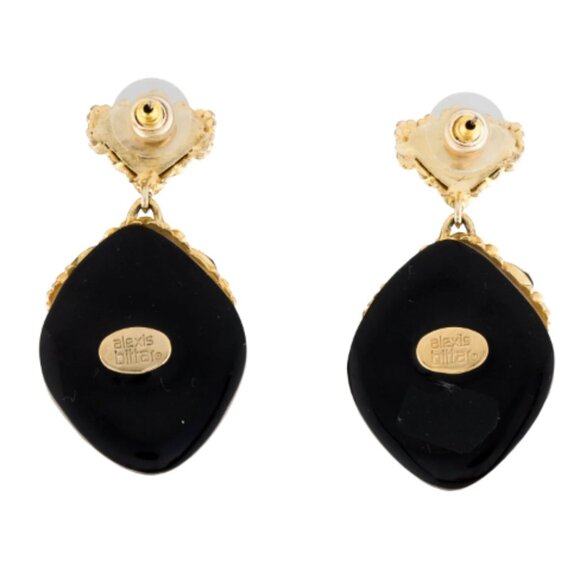 Alexis Bittar | Crystal & Lucite Drop Earrings - Picture 4 of 15